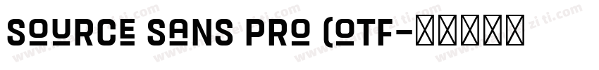 source sans pro (otf字体转换